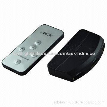3x1 HDMI Switch with Remote Control